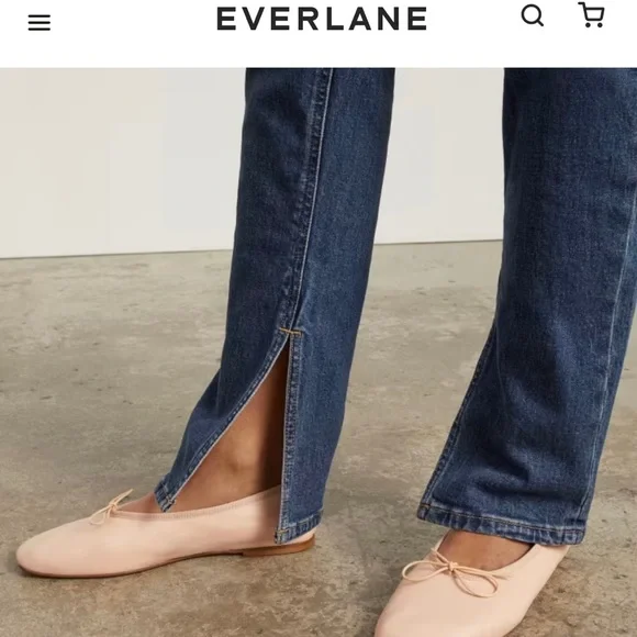 NWT Everlane Cheeky Split-Hem jean - Picture 3 of 5